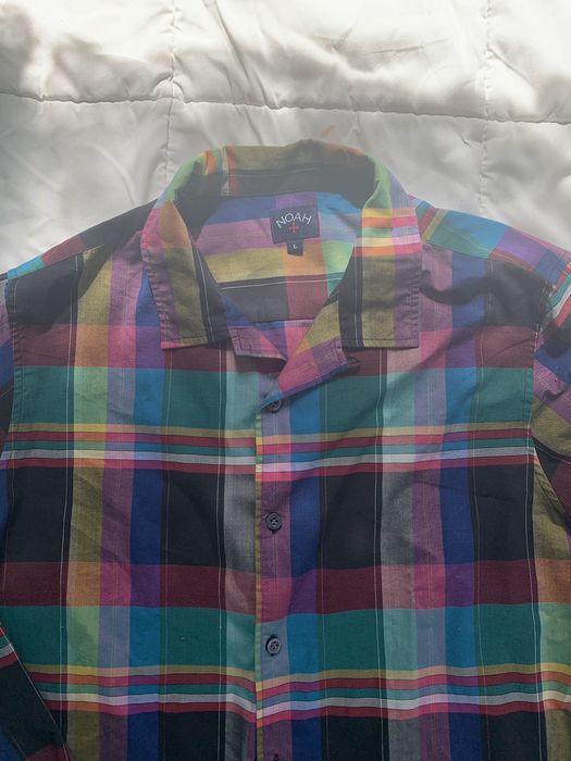 Noah black madras plaid flannel | Grailed