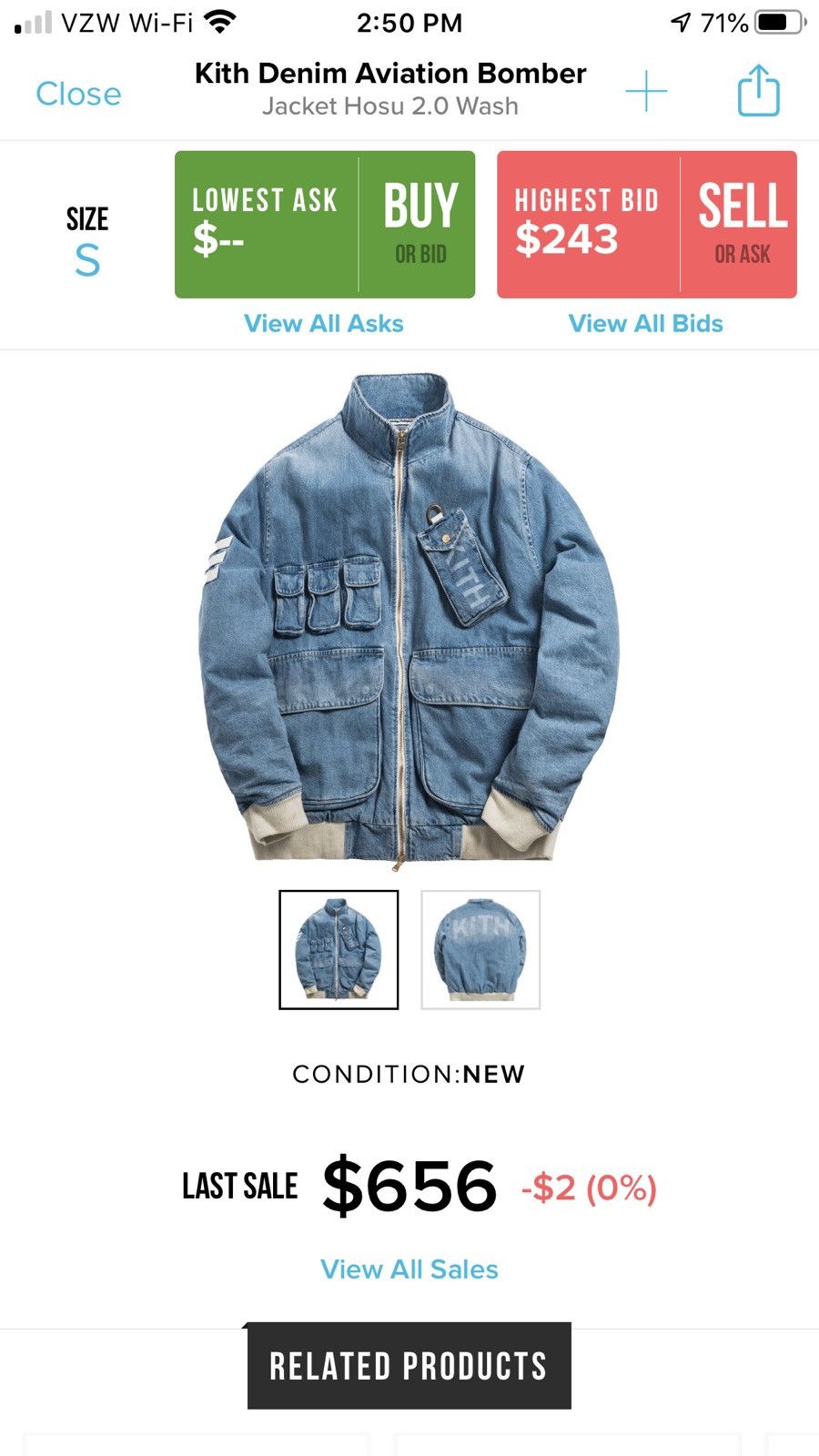 Kith aviation bomber jacket sale