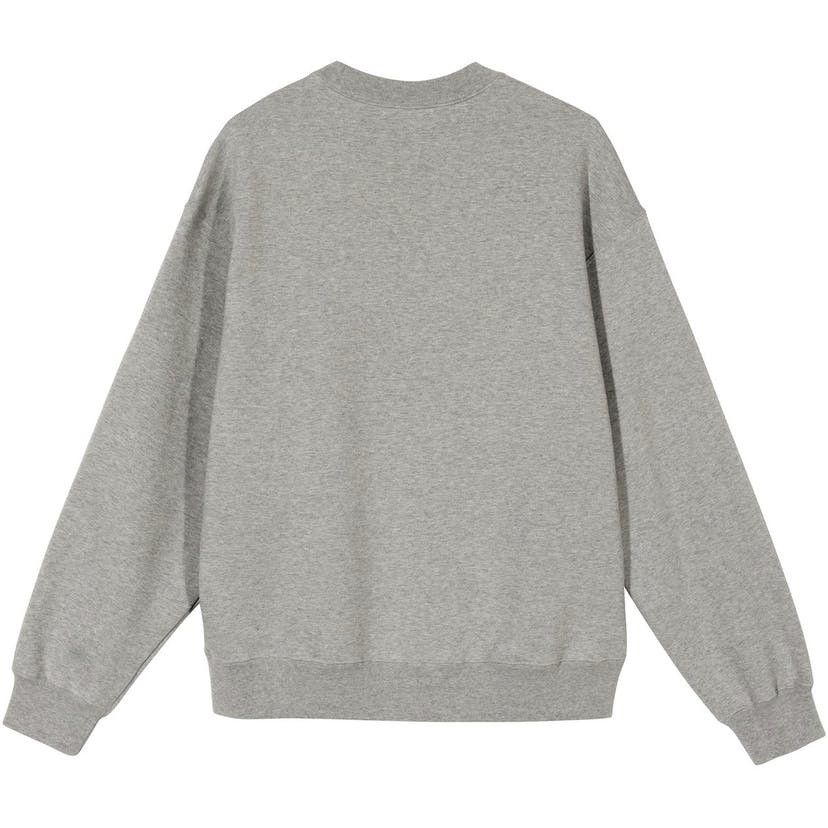 Nike × Stussy Nike x Stussy NRG BR Crew Fleece Gray Size XL | Grailed 