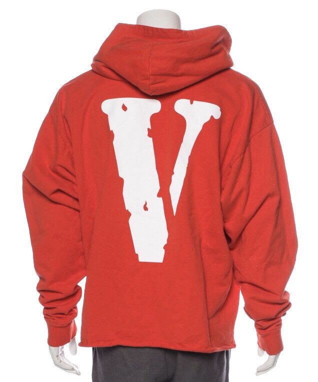Vlone *Playboi Carti Red ATL Staple Hoodie Size US XXL / EU 58 / 5 - 5 Thumbnail