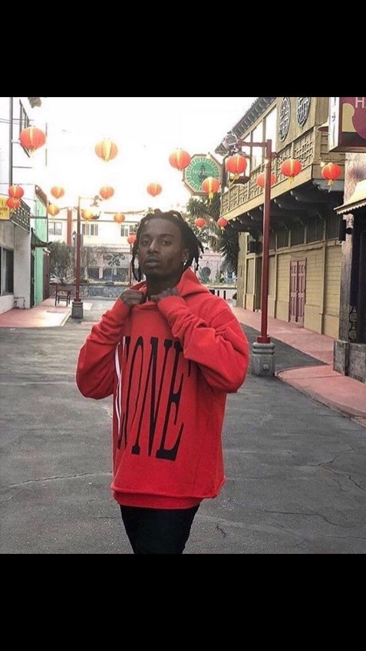 Vlone *Playboi Carti Red ATL Staple Hoodie Size US XXL / EU 58 / 5 - 3 Thumbnail