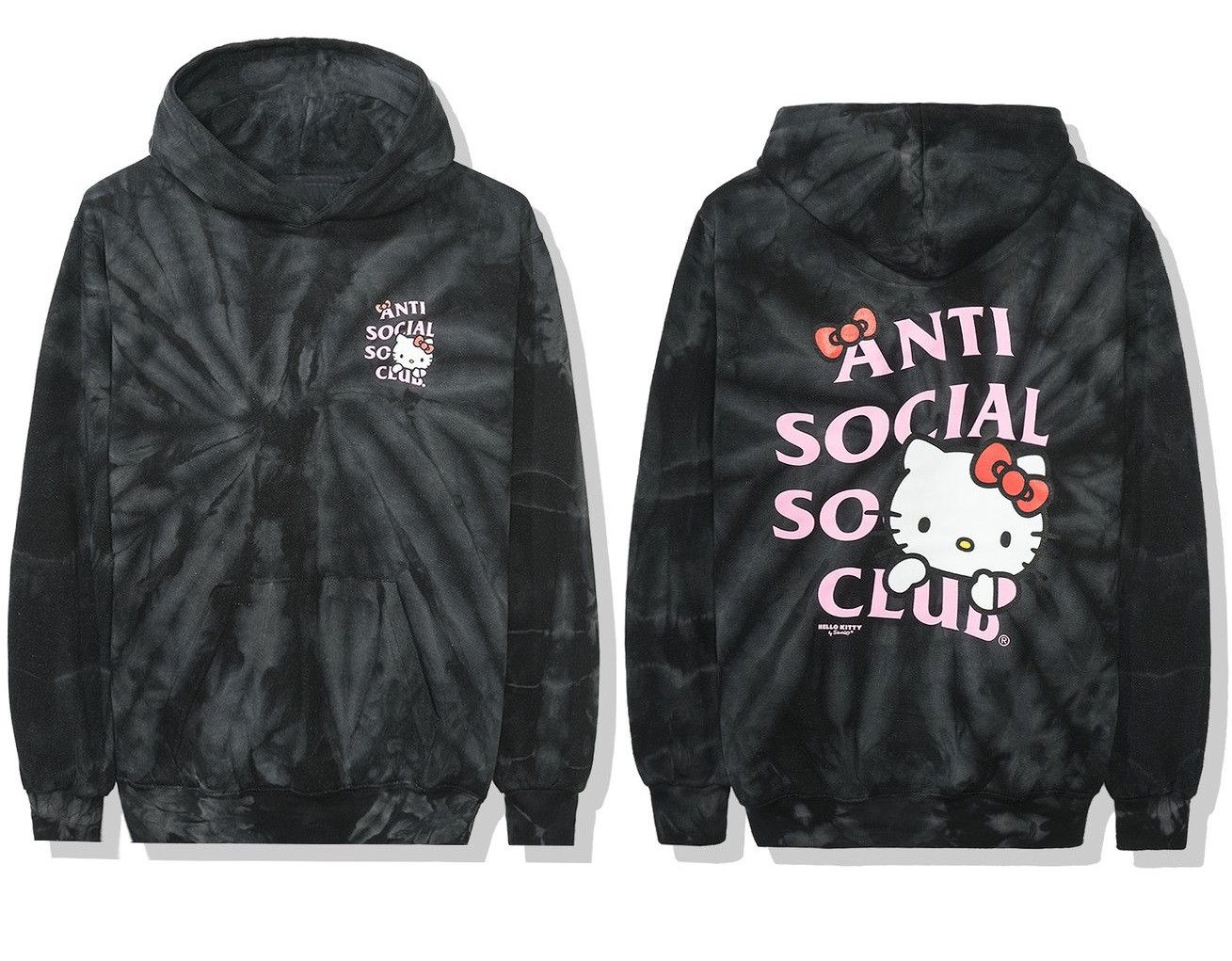 Anti Social Social Club DS AW19 Hello Kitty x ASSC Black Tie
