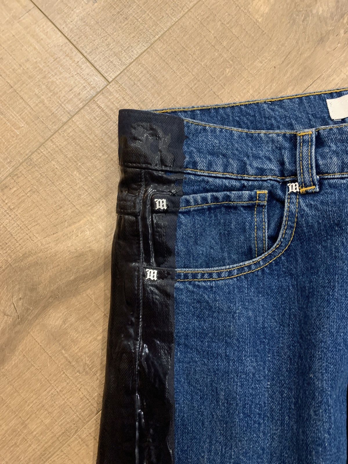 Misbhv MISBHV Rubber Stripe Blue Denim Size US 31 - 3 Thumbnail