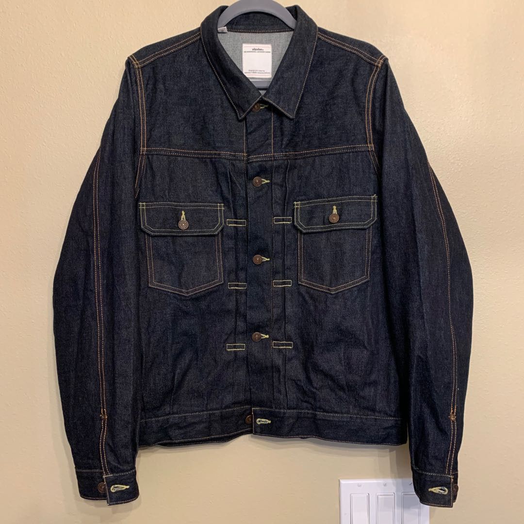 Visvim 101 Denim Jacket SS Jumbo Unwashed | Grailed