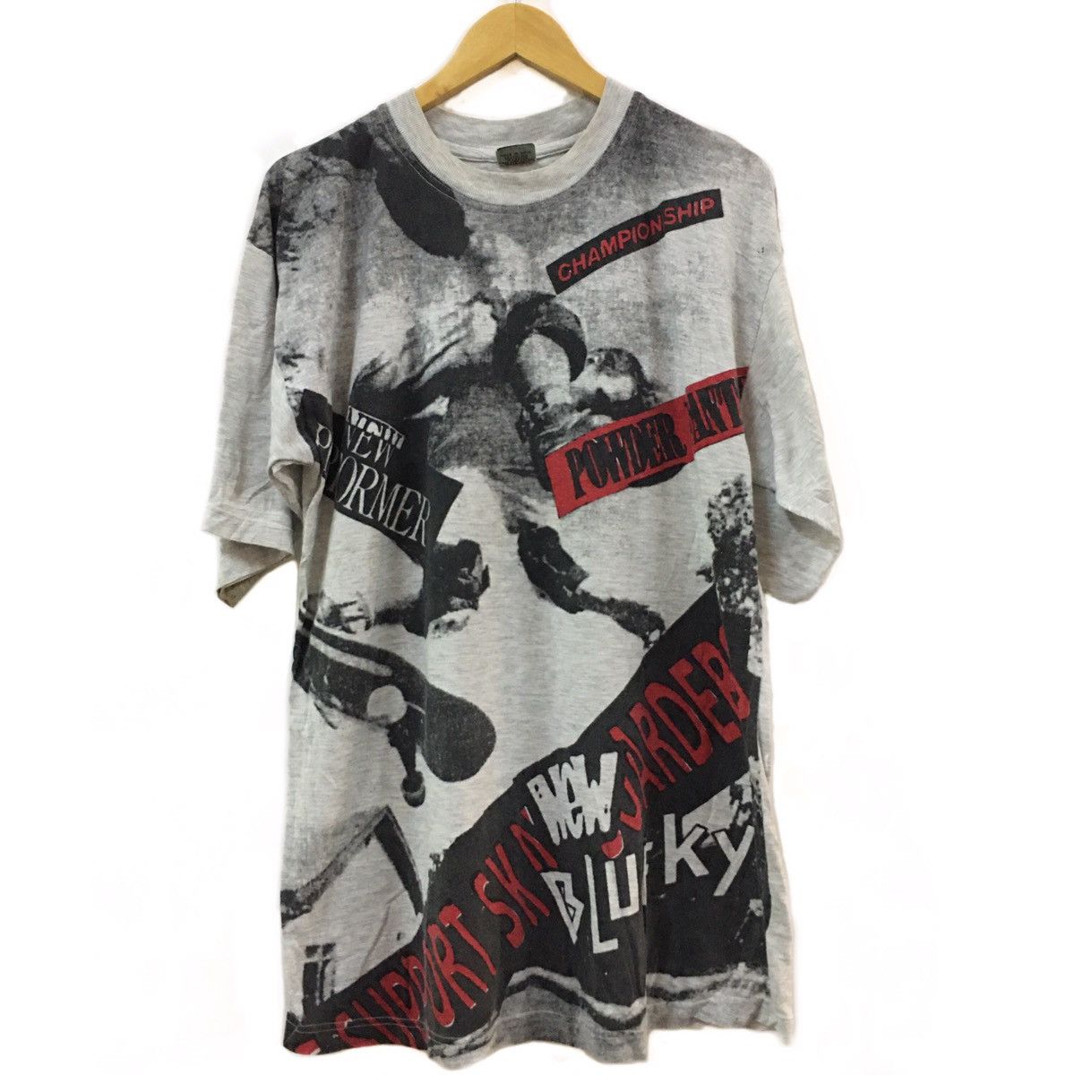 Vintage Vtg Allover Print Skateboards T-Shirt Size US XL / EU 56 / 4 - 1 Thumbnail