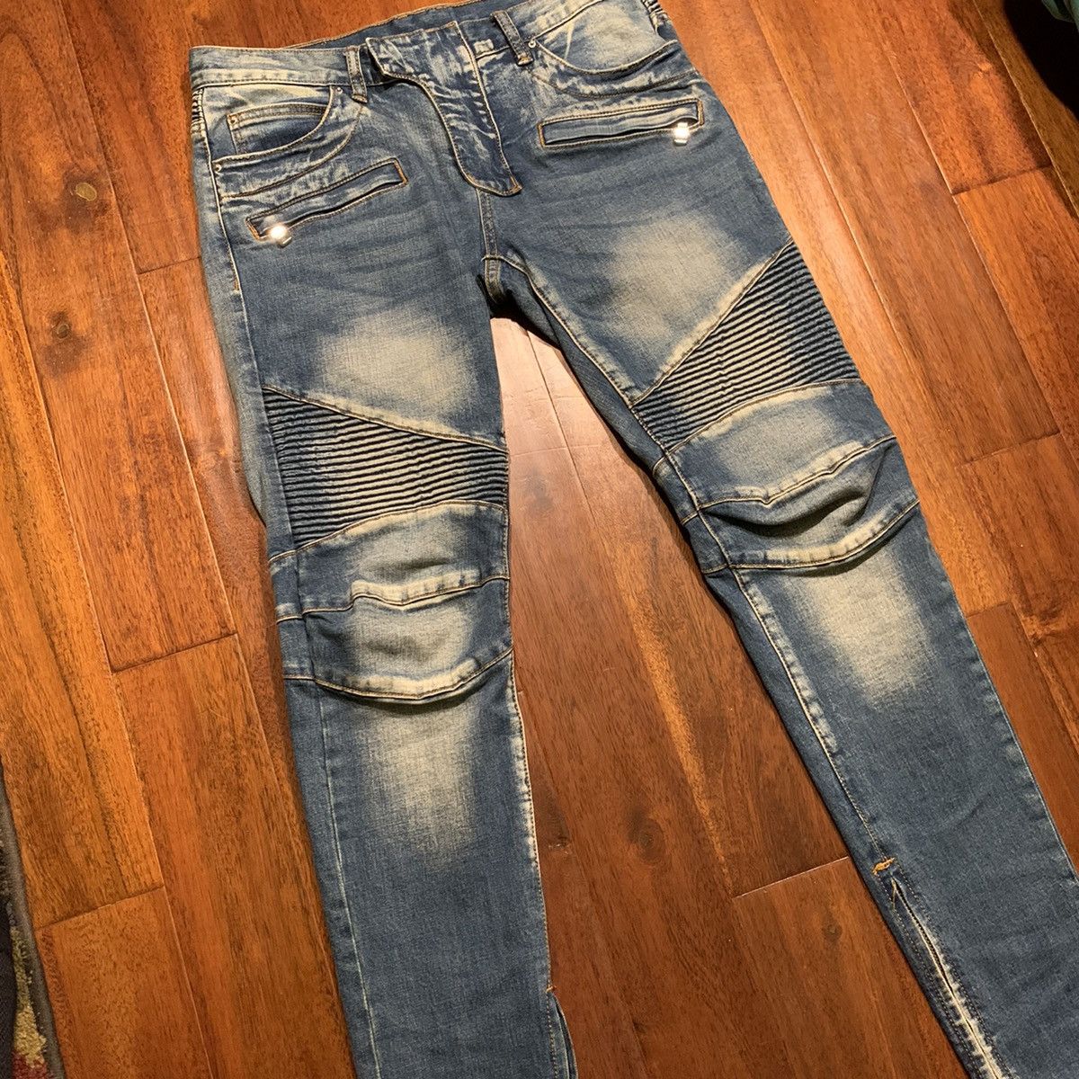 MNML 🔥Mnml🔥biker denim size 30 Size US 30 / EU 46 - 1 Thumbnail