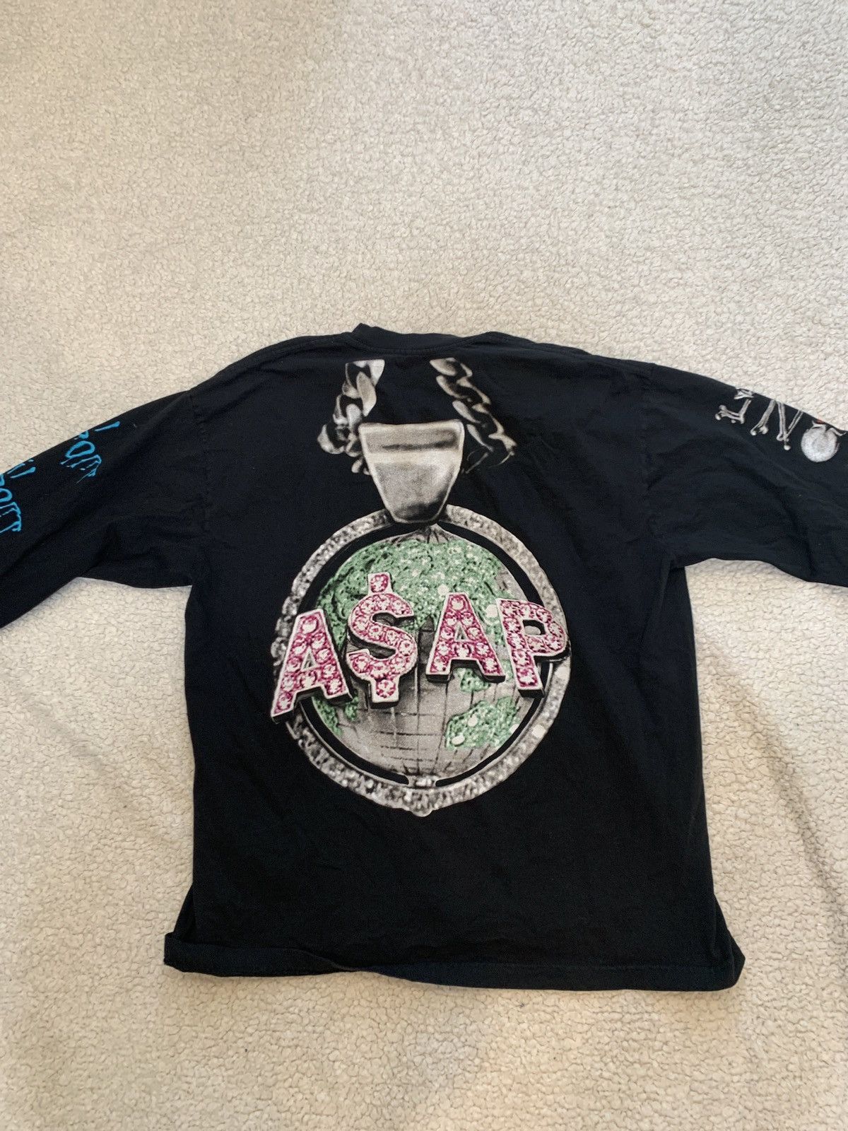 トップス AWGE YAMS WAVY BONE TEE XL AWGE YAMS WAVY BONE TEE XL