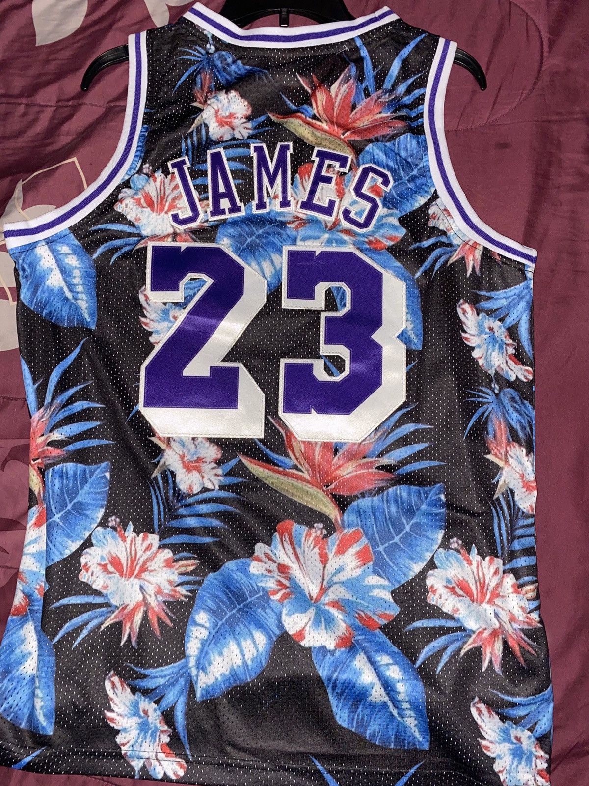 Lakers floral jersey deals