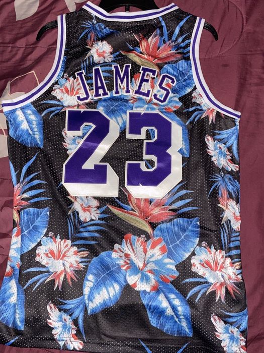 Lakers floral sales jersey