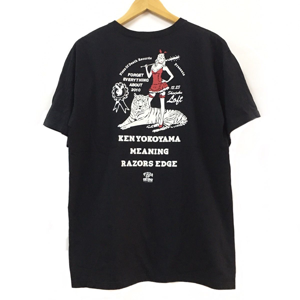 Band Tees Pizza of Death Ken Yokoyama Japanese Punk Rock Gigs Tee Size US L / EU 52-54 / 3 - 6 Thumbnail