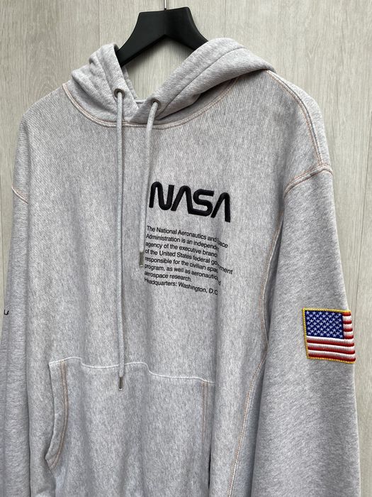 Heron preston best sale nasa hoodie grailed