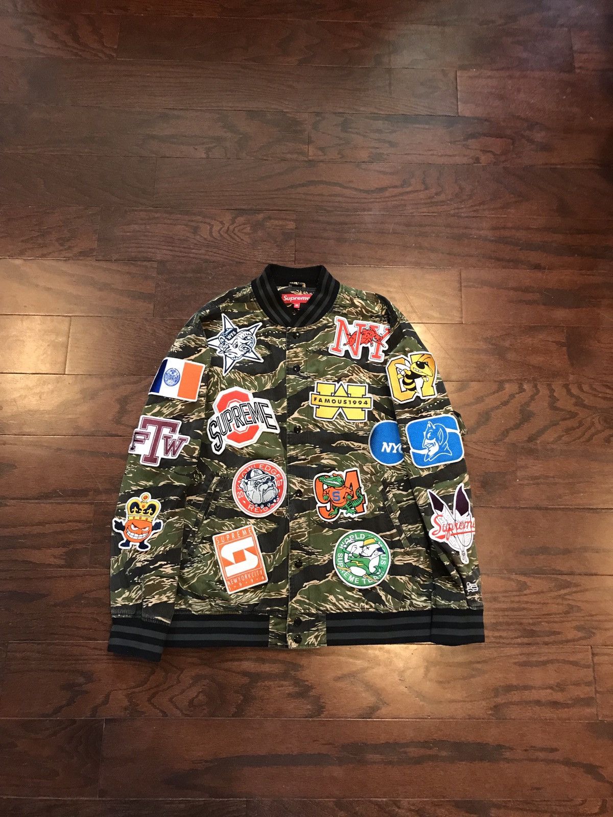 Supreme Ncaa Varsity Jacket | Grailed