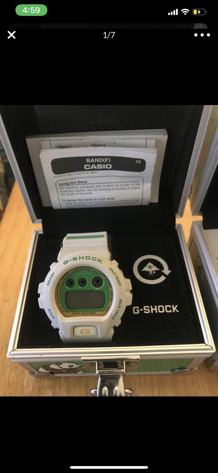 Casio G Shock LRG LRG X CASIO G SHOCK TIME IS MONEY WATCH Grailed