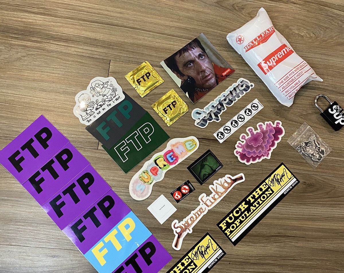 Fuck The Population × Palace × Supreme Supreme & FTP Stickers | Grailed