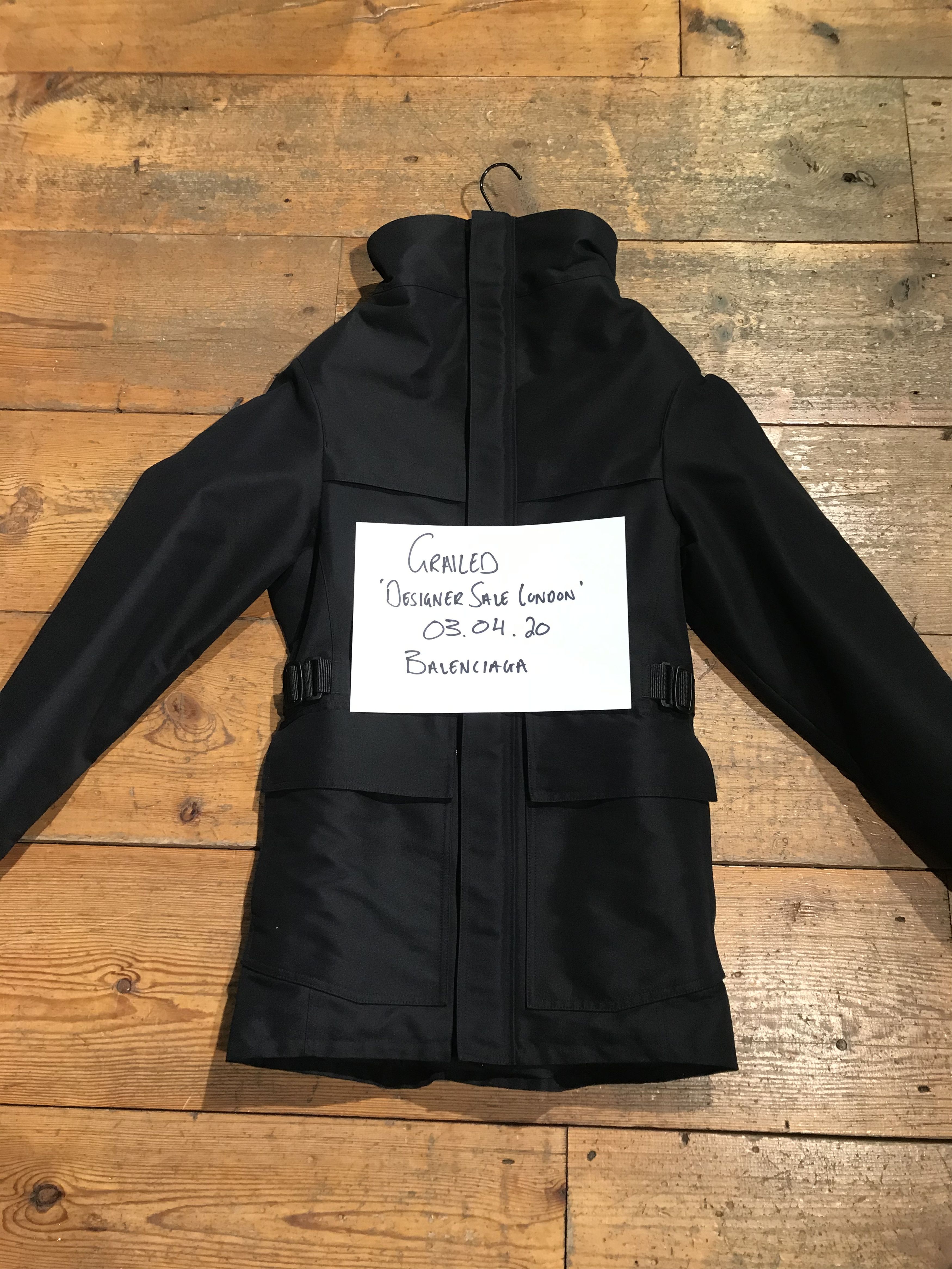 Balenciaga Balenciaga Black Incognito Parka SIZE 44 Size US S / EU 44-46 / 1 - 6 Thumbnail