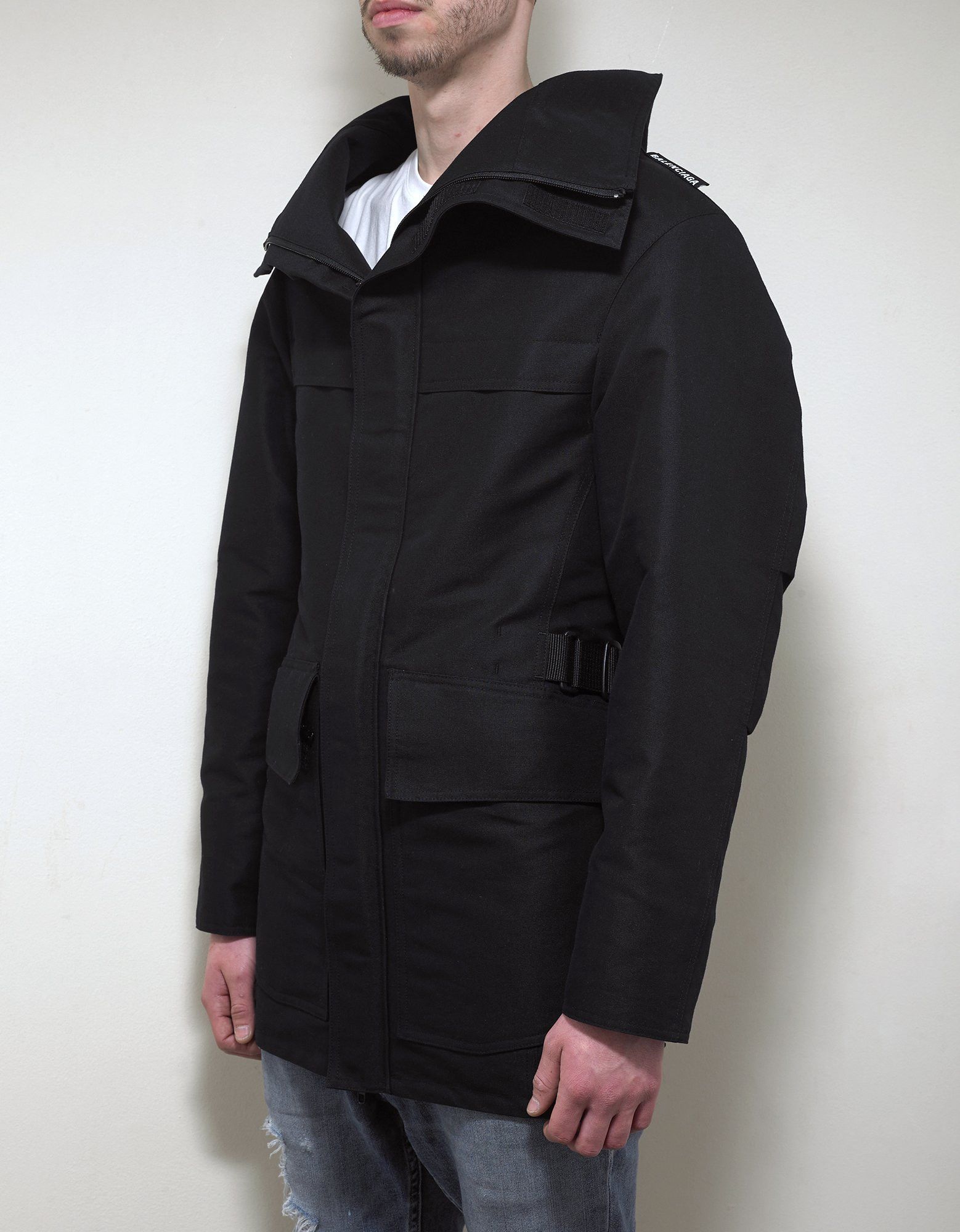 Balenciaga Balenciaga Black Incognito Parka SIZE 44 Size US S / EU 44-46 / 1 - 3 Thumbnail