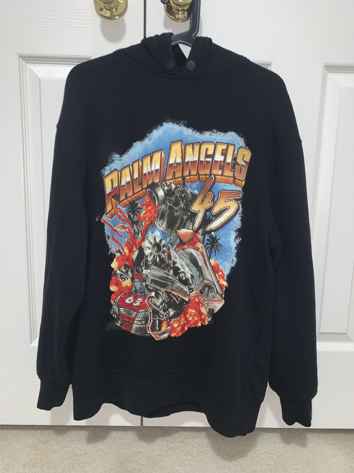 Palm angels car outlet crash hoodie