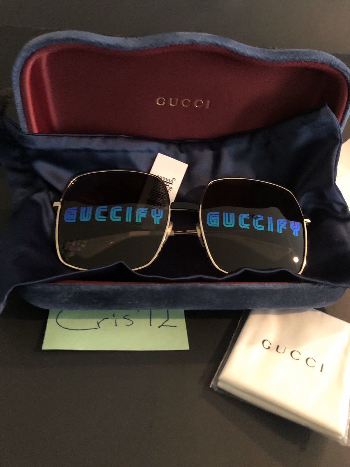 Gucci 60MM Square Sunglasses