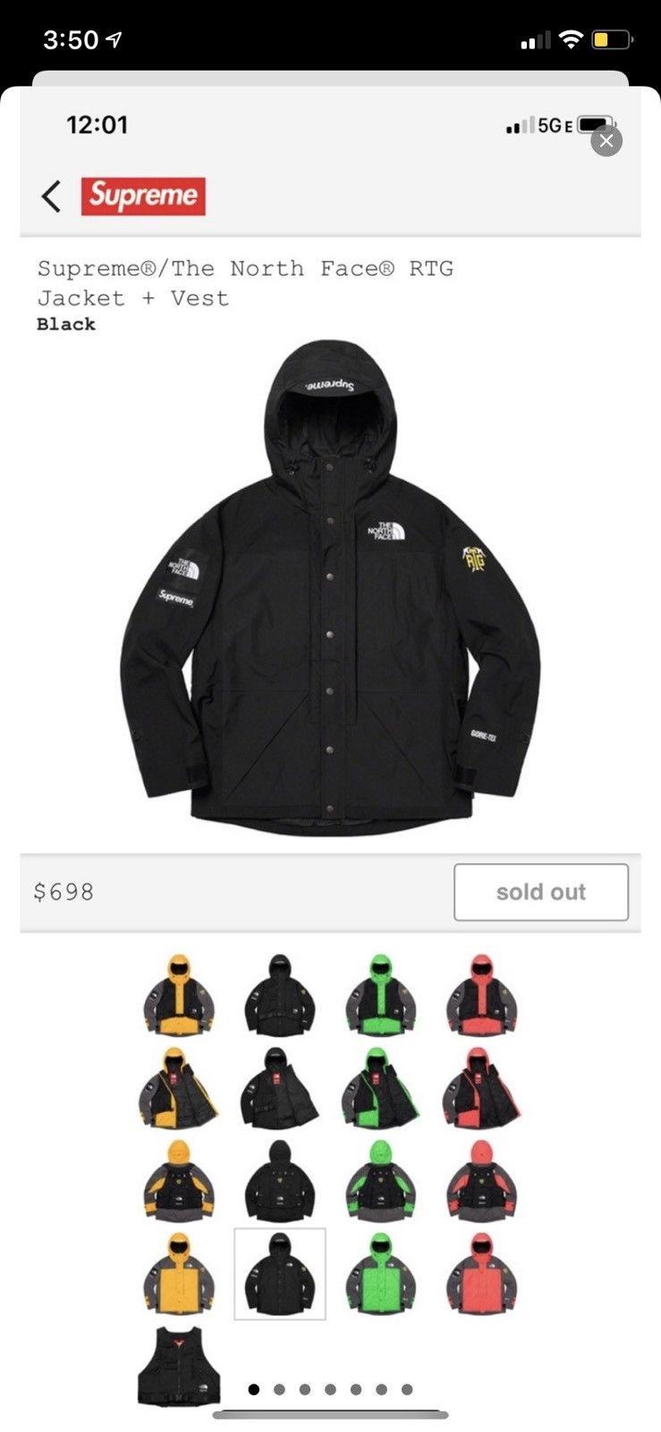 Supreme Supreme x The North Face RTG Jacket | Grailed