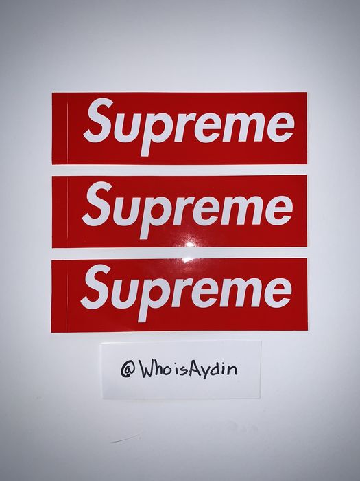 Supreme Box Logo Sticker | Grailed
