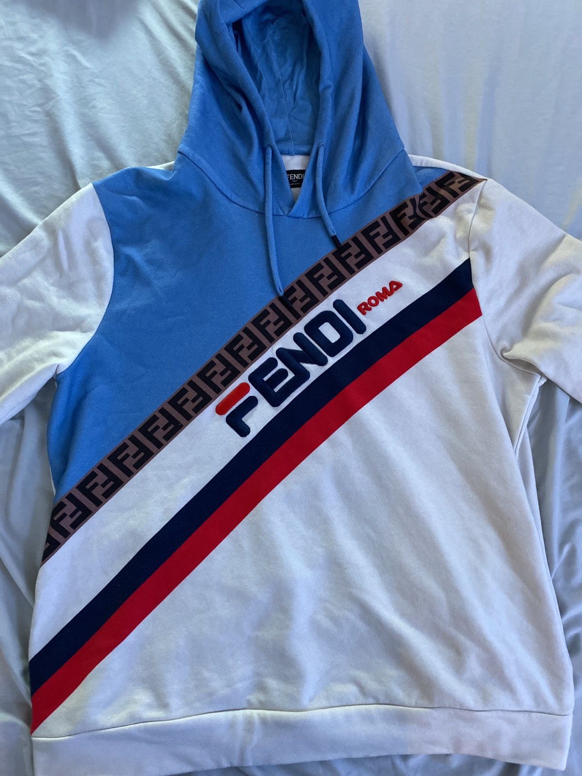 Fendi x cheap fila hoodie