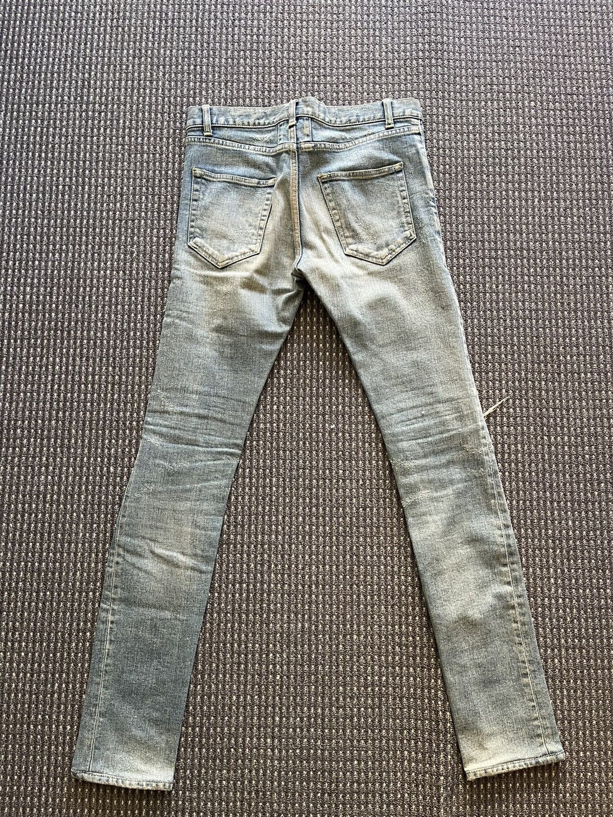 Hedi Slimane × Saint Laurent Paris 13AW Distressed Jeans Size US 29 - 2 Thumbnail