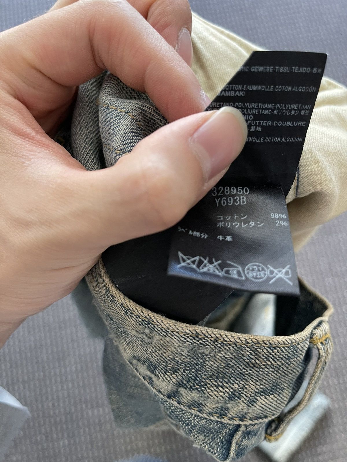 Hedi Slimane × Saint Laurent Paris 13AW Distressed Jeans Size US 29 - 5 Thumbnail