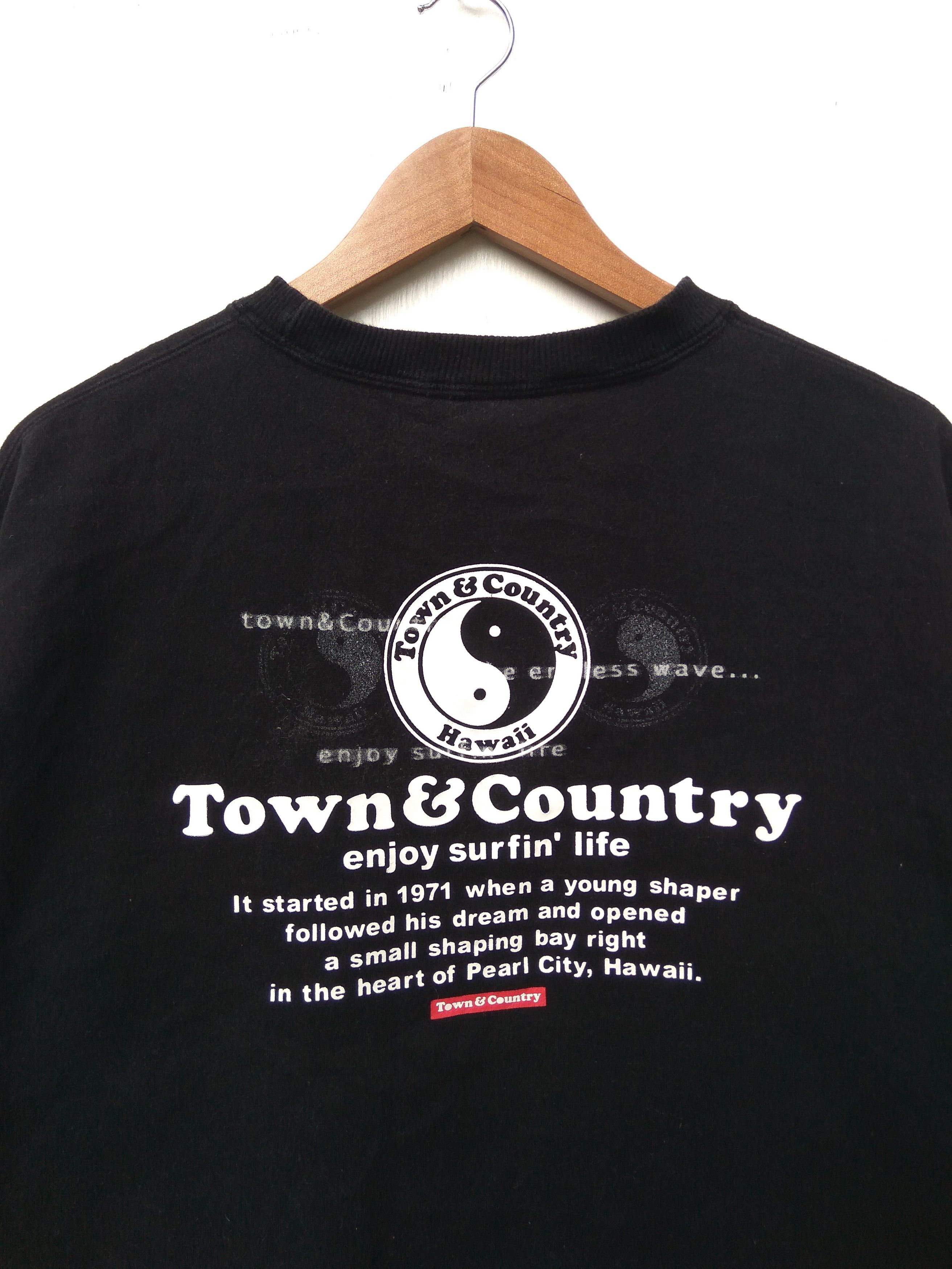 Vintage Vintage Town & Country Surf design hoodie T&C big logo Size US L / EU 52-54 / 3 - 3 Thumbnail