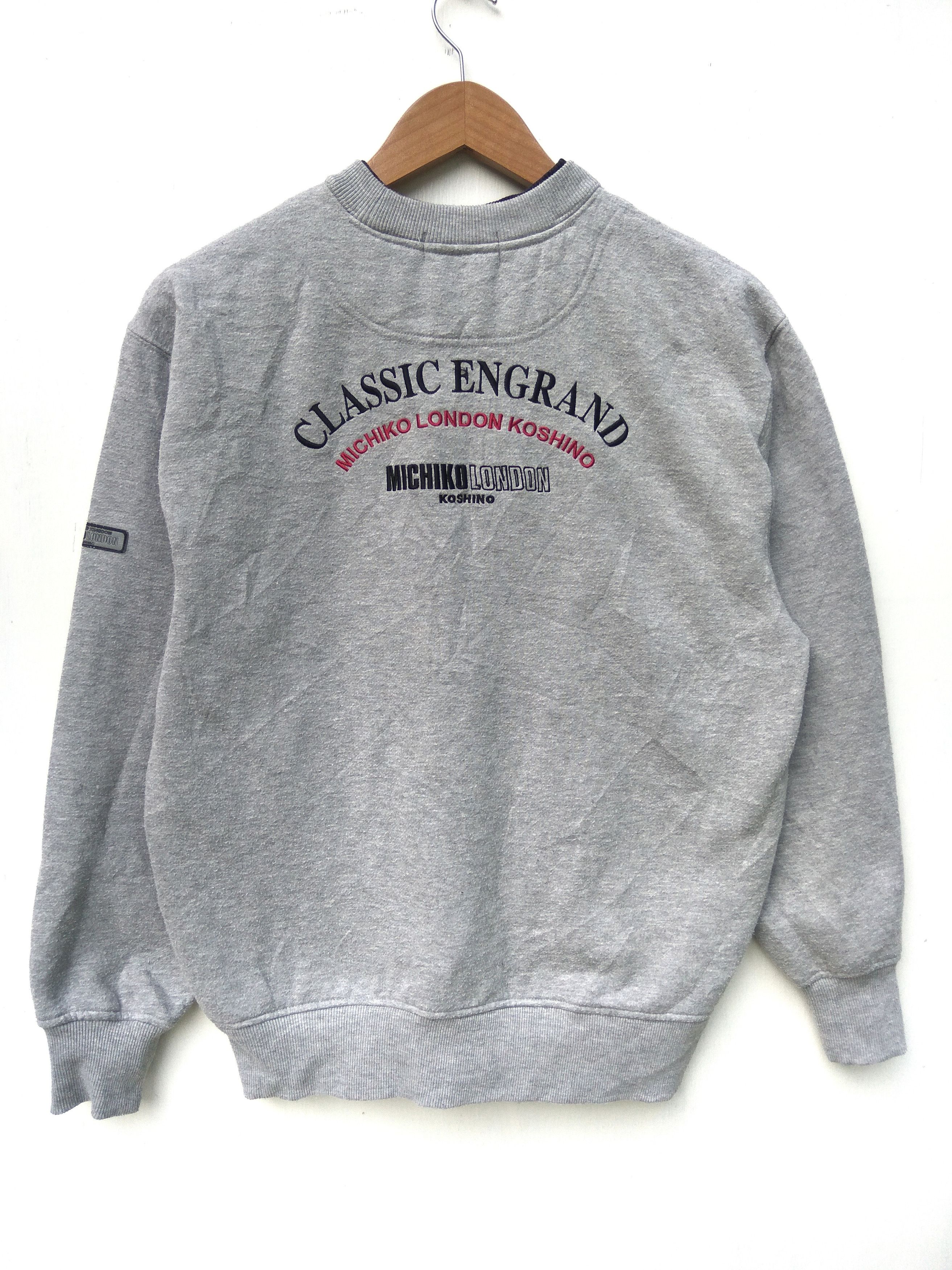 Michiko Koshino 🔥 Michiko London Koshino sweatshirt spell out jumper Size US M / EU 48-50 / 2 - 1 Thumbnail