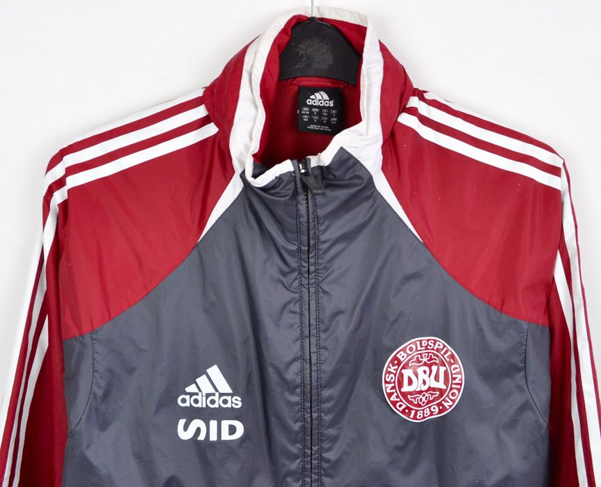 Adidas DENMARK Rain Jacket Tracksuit Training Football Coat Soccer