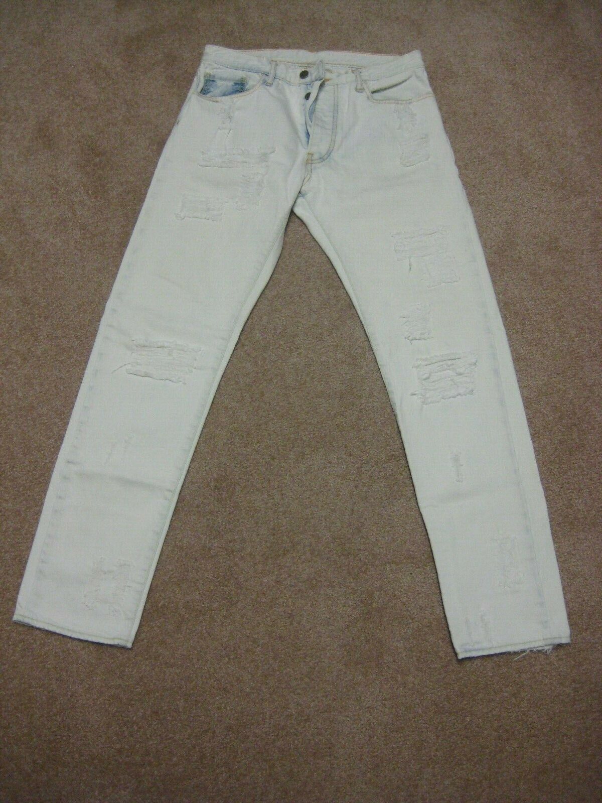 Roundel London Roundel London damaged suburban kapital denim jeans Italy Size US 32 / EU 48 - 2 Thumbnail