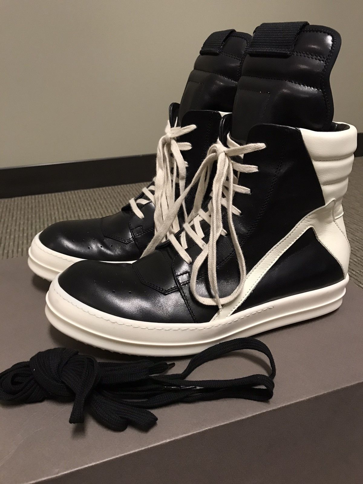 Rick Owens Horse leather Geobasket 42.5 FW16 | Grailed Rick Owens Horse leather Geobasket 42.5 FW16 | Grailed
