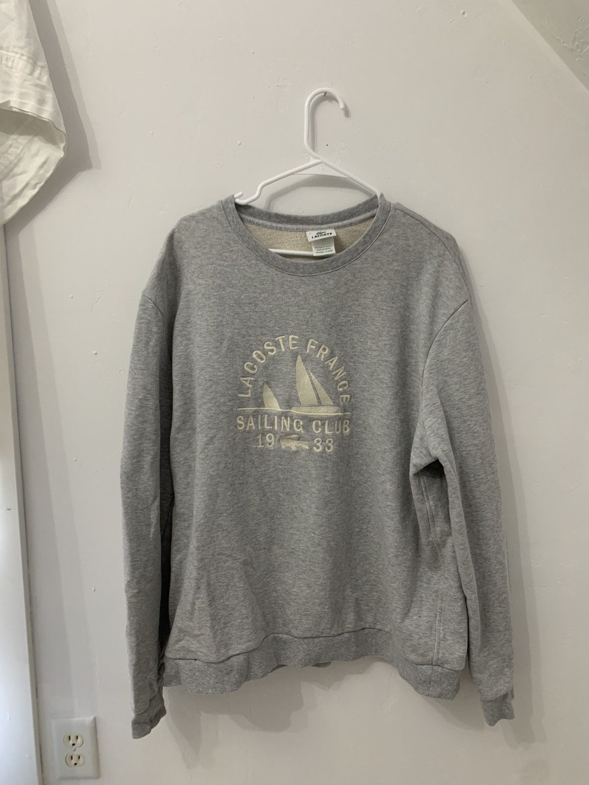Lacoste sailing club sweatshirt hot sale