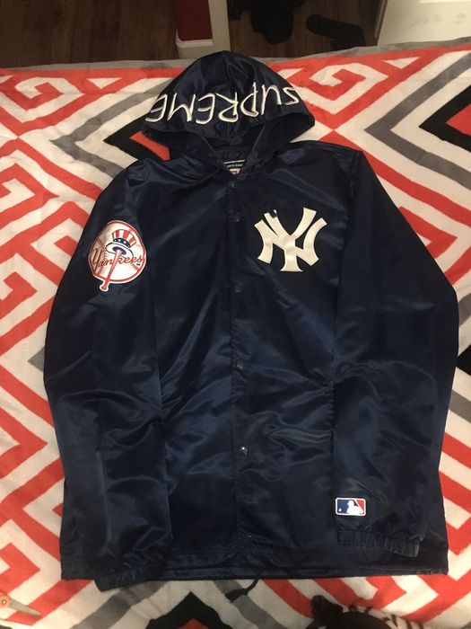 Supreme Supreme x Yankees Satin Coaches Jacket | Grailed