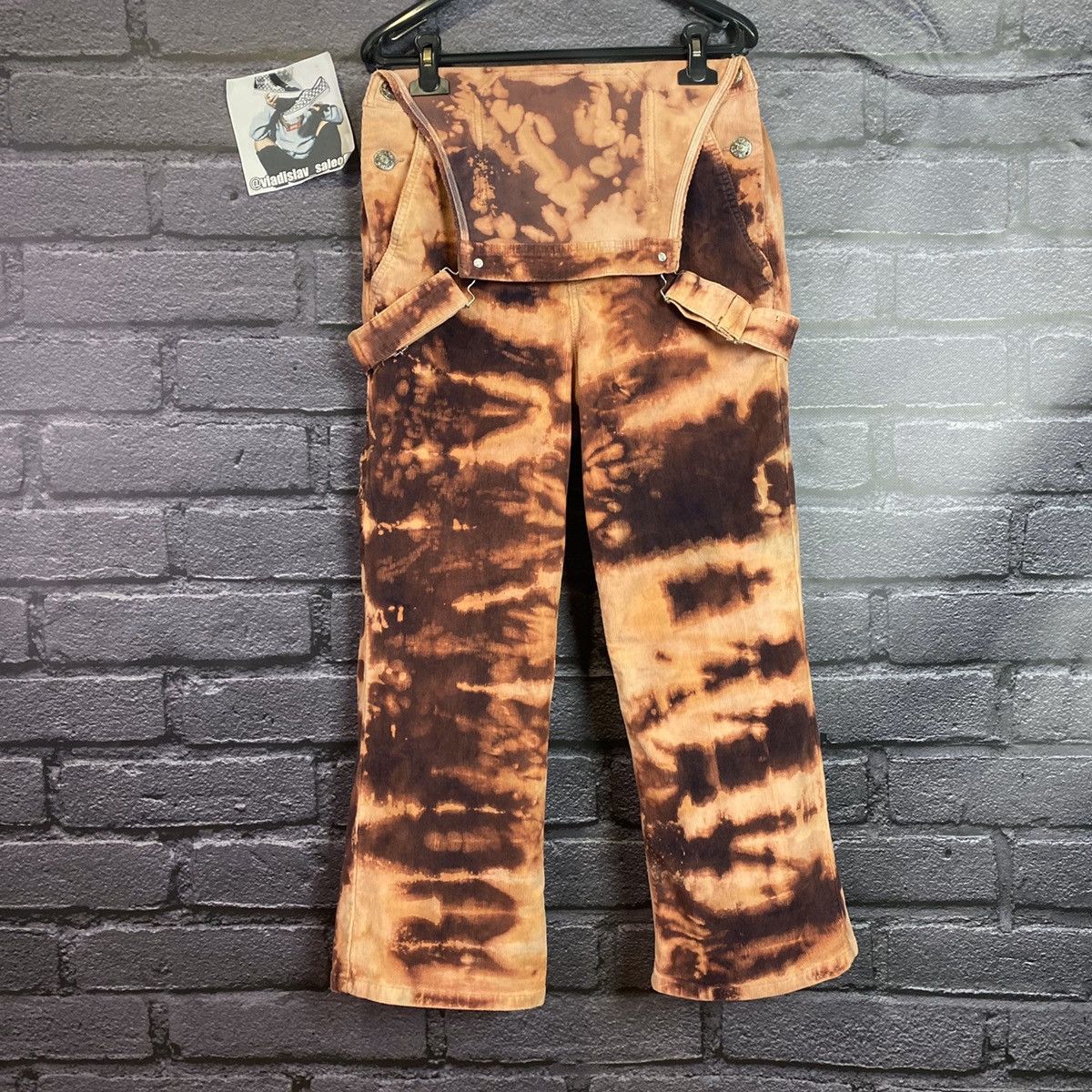 Tie good Dye Corduroy Overalls