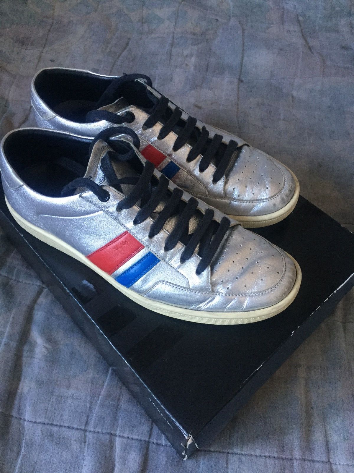 SL/04 Silver Leather Sneaker