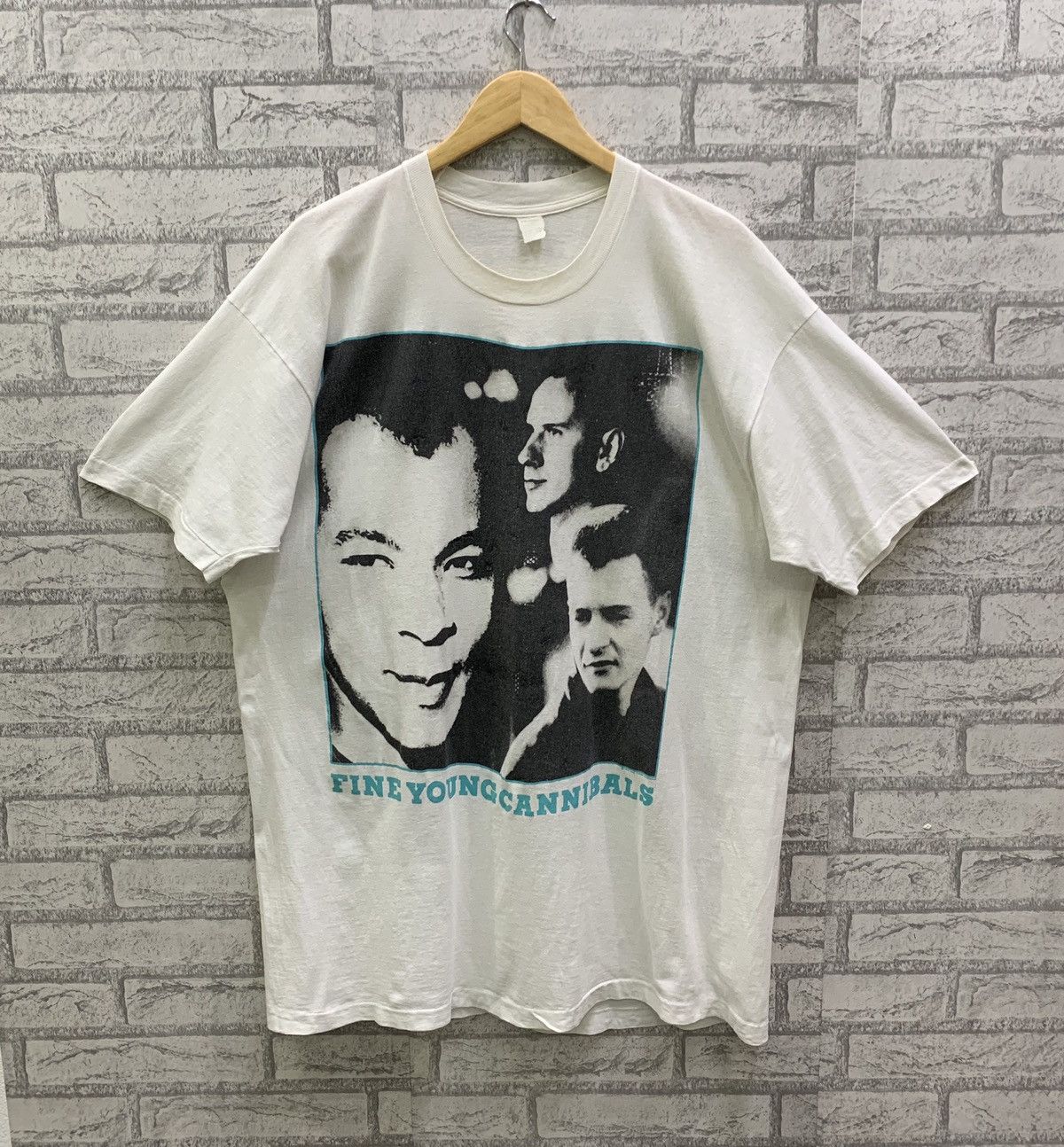 Band Tees RARE!!! Vintage 80s Fine Young Cannibals British Rock Band Size US XL / EU 56 / 4 - 1 Thumbnail