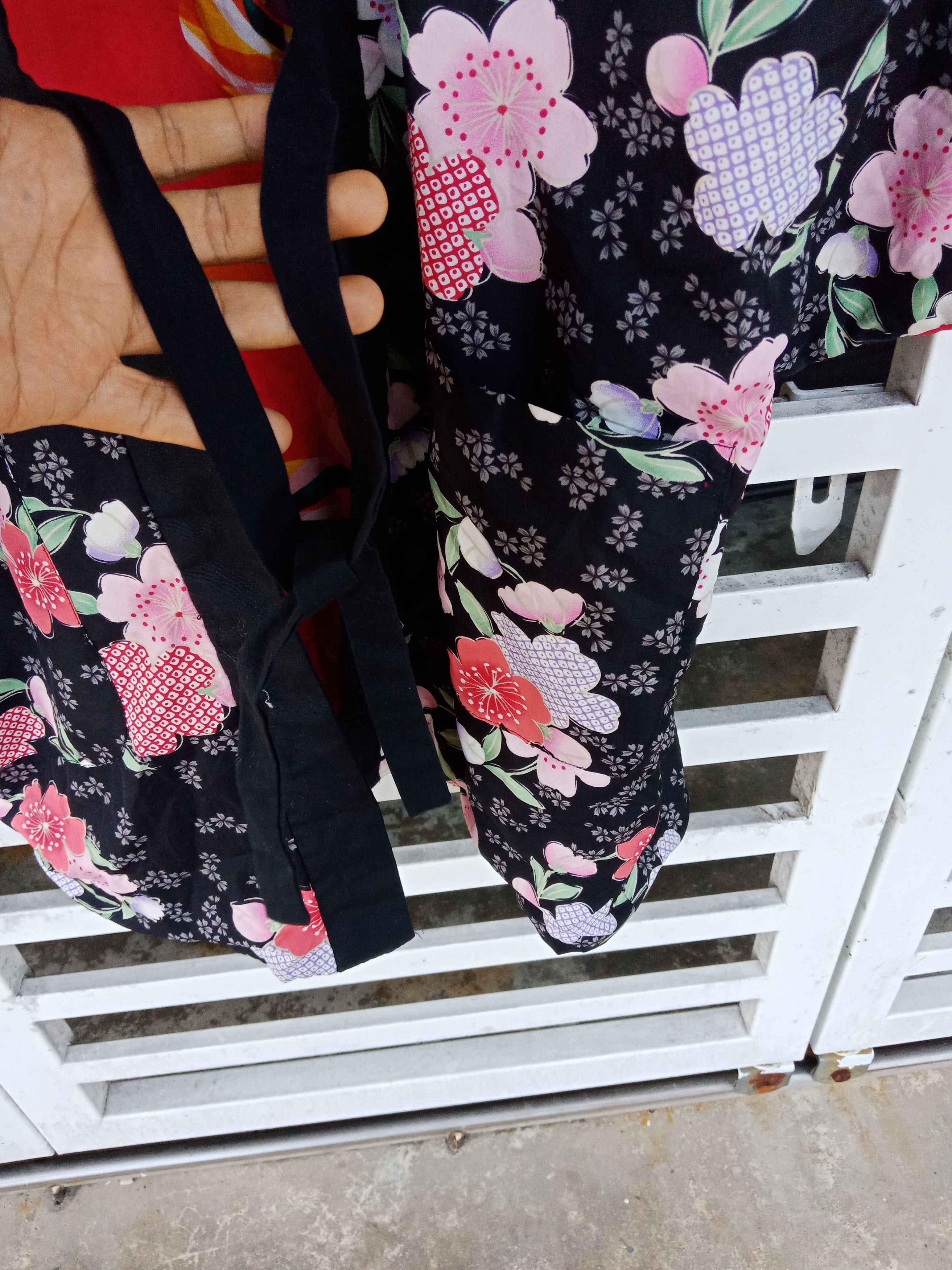 Japanese Brand Reversible Abstract Designs & Flowers Quilted Kimono Size US M / EU 48-50 / 2 - 11 Thumbnail