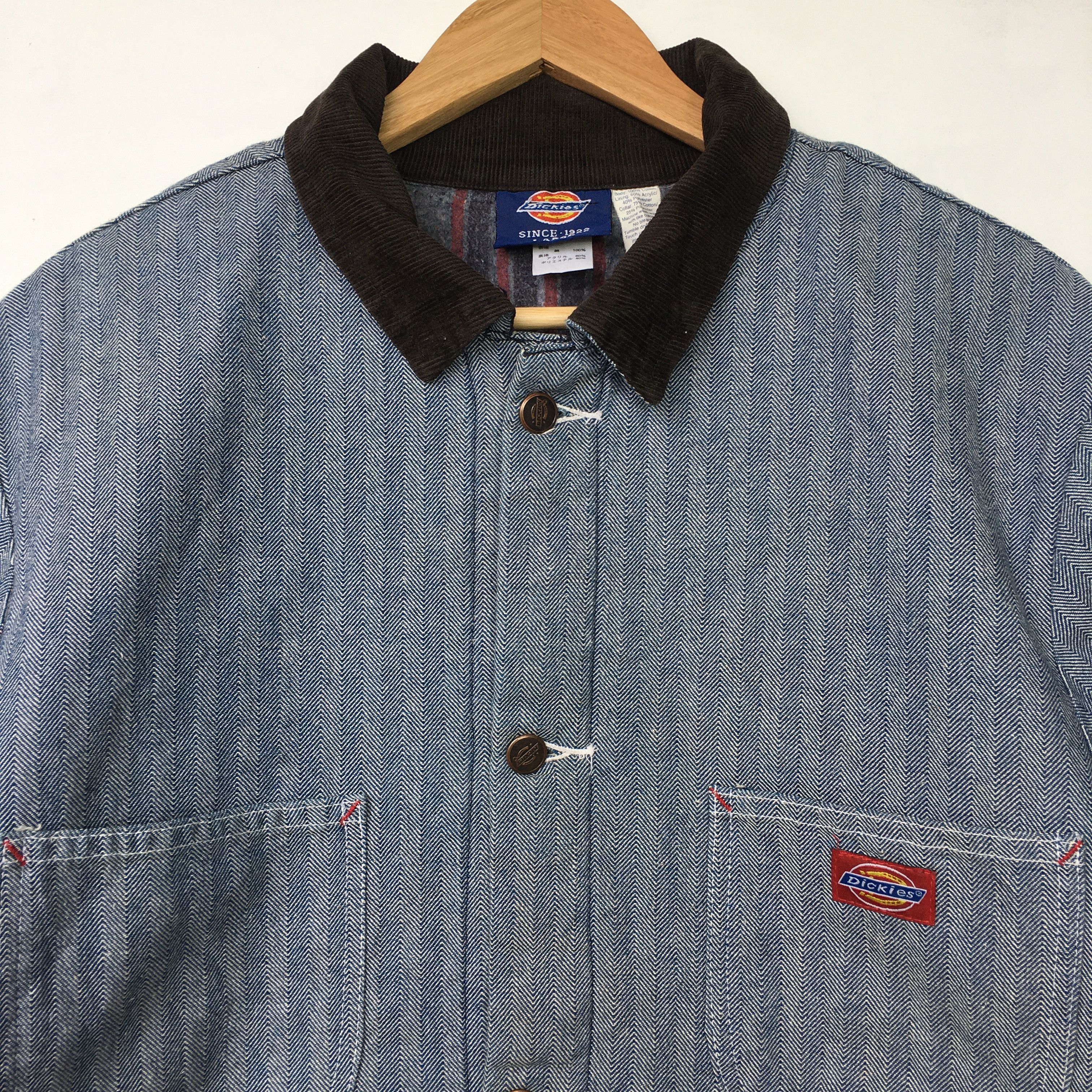 Dickies Dickies Worker Heavy Denim Jacket USA Overalls Size US L / EU 52-54 / 3 - 2 Thumbnail