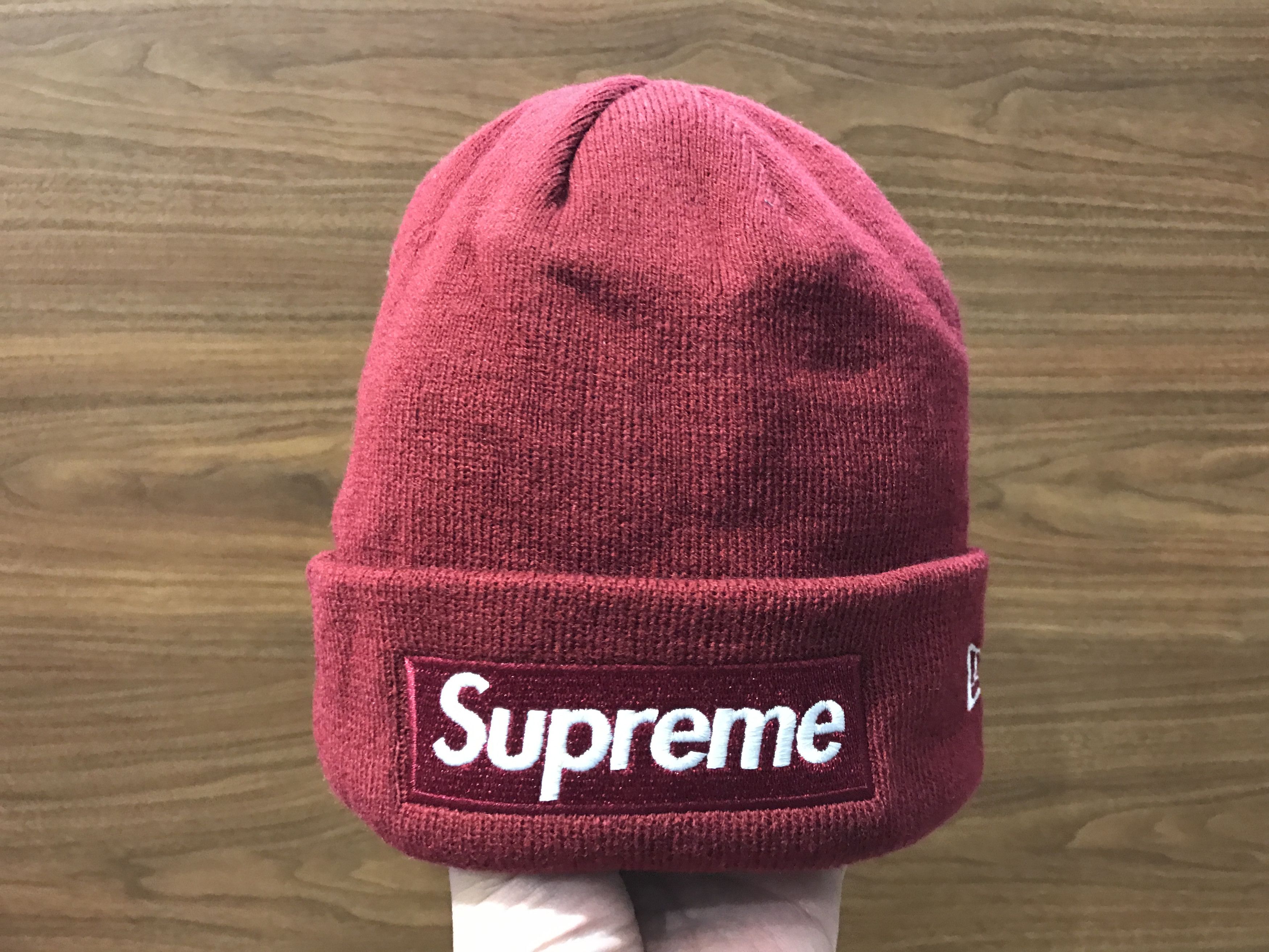 Supreme Supreme x New Era Brown Box Logo Beanie, Grailed