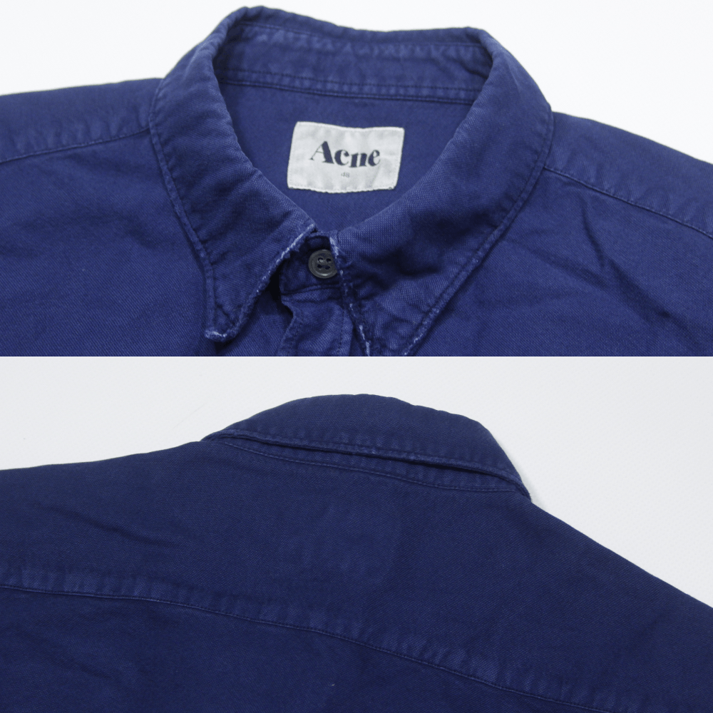 Acne Studios Slim Oxford AW11 Logo Shirt Size US M / EU 48-50 / 2 - 5 Thumbnail