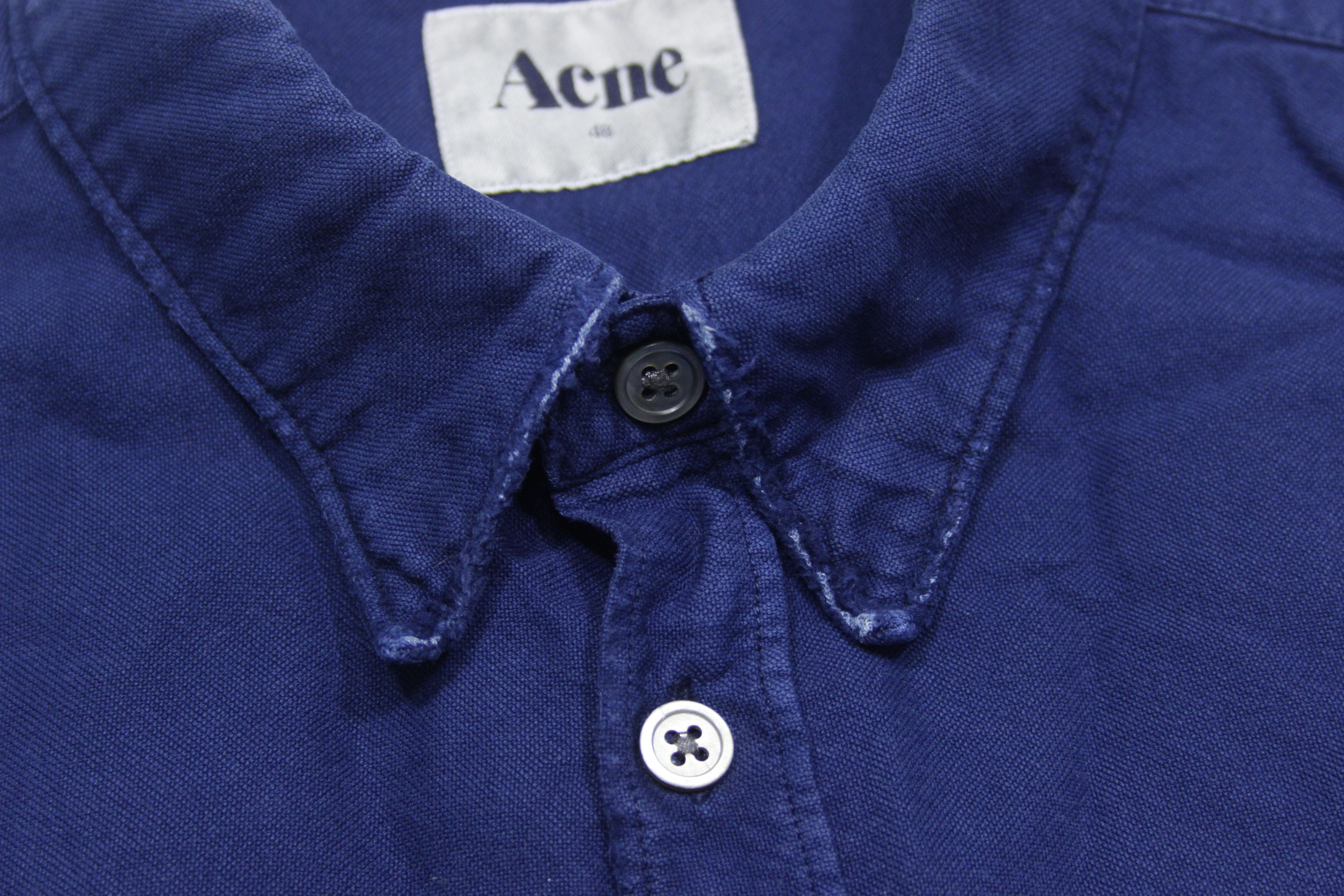 Acne Studios Slim Oxford AW11 Logo Shirt Size US M / EU 48-50 / 2 - 10 Thumbnail