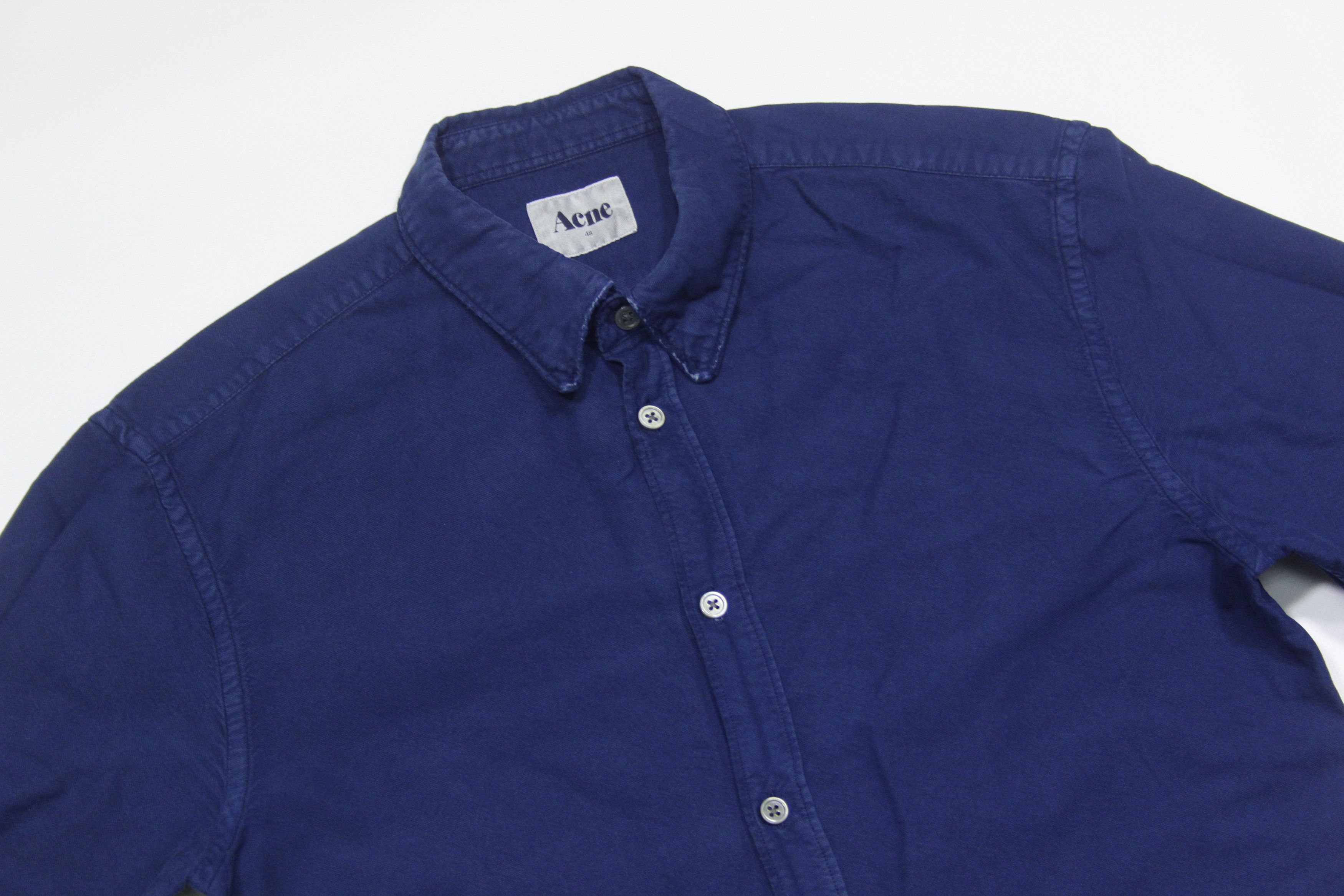 Acne Studios Slim Oxford AW11 Logo Shirt Size US M / EU 48-50 / 2 - 3 Thumbnail
