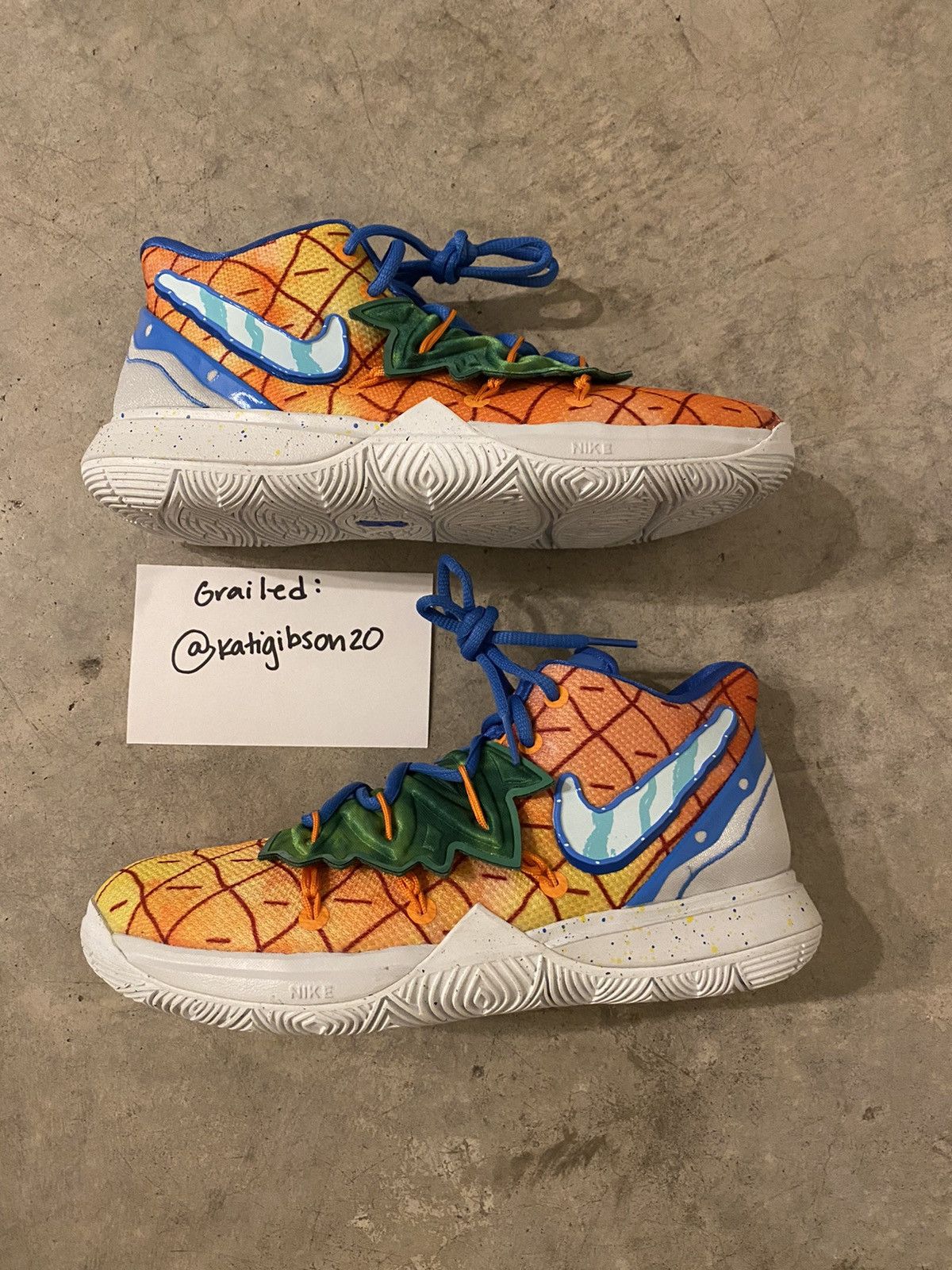 Nike Spongebob Squarepants x Kyrie 5 “Pineapple House” Size 6.5 Size US 6.5 / EU 39-40 - 1 Thumbnail