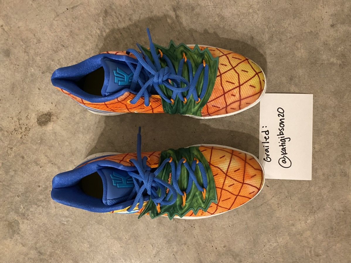 Nike Spongebob Squarepants x Kyrie 5 “Pineapple House” Size 6.5 Size US 6.5 / EU 39-40 - 3 Thumbnail