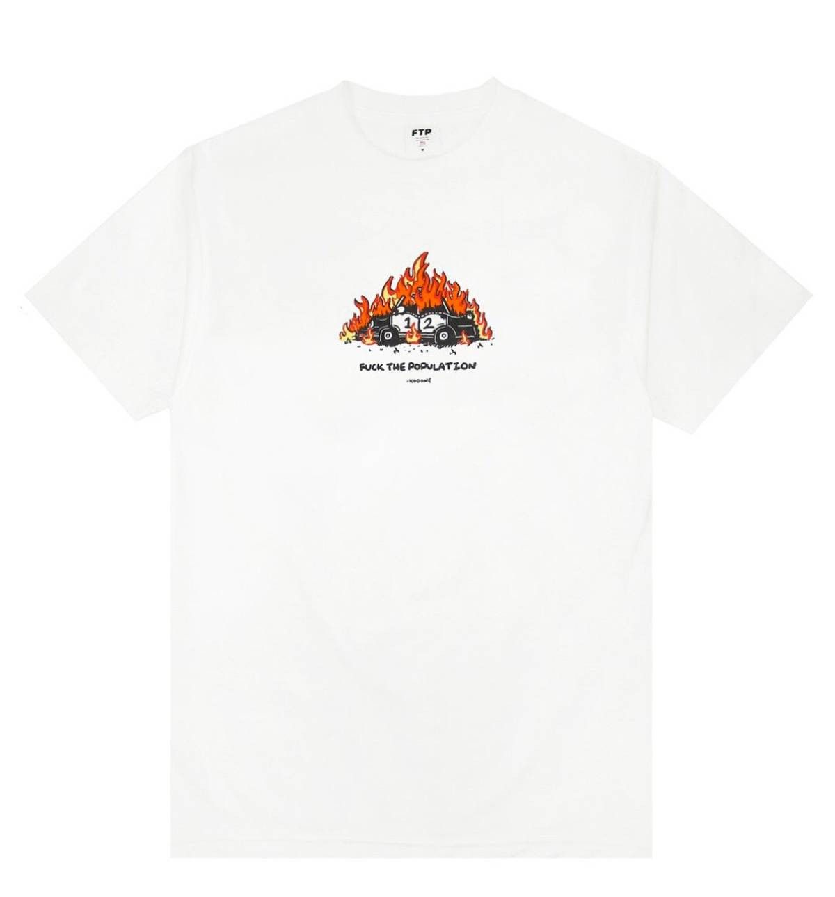 Fuck The Population FTP KODONE COP CAR TEE SHIRT | Grailed
