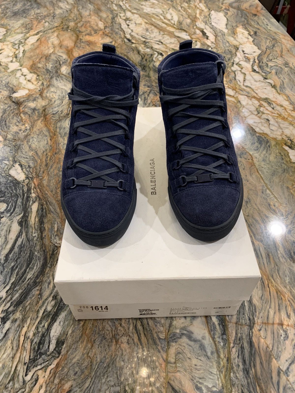 Balenciaga arena navy blue