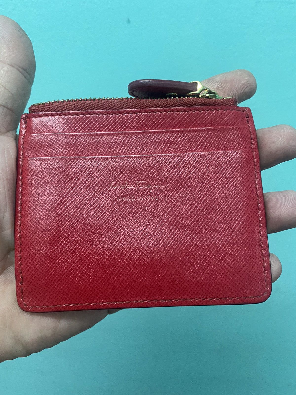 Salvatore Ferragamo SALVATORE FERRAGAMO LEATHER DOUBLE GANCIO CARD HOLDER Size ONE SIZE - 12 Thumbnail