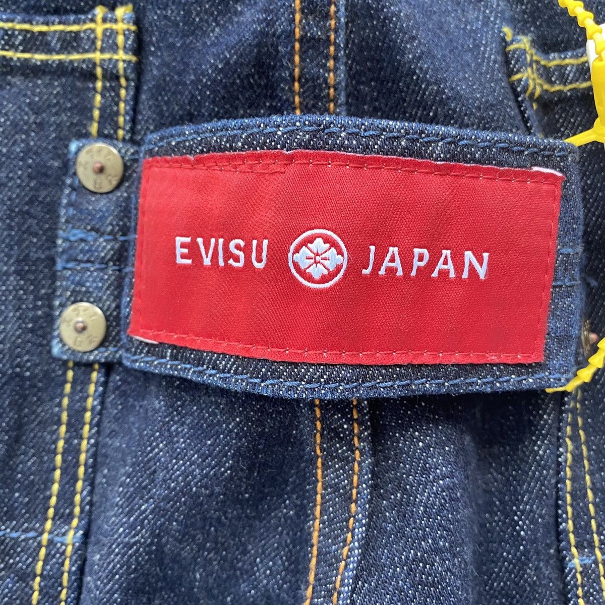 Vintage Evisu Multi Pockets Selvage Denim Jeans (Logo Embroidered) Size US 32 / EU 48 - 5 Thumbnail