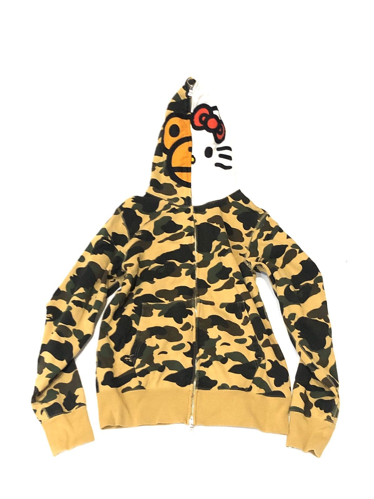 Bape Bape baby milo x hello kitty full zip hoodie | Grailed